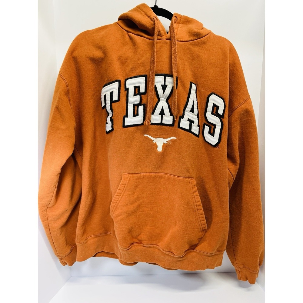 Texas Longhorns Orange Hoodie Old Varsity Brand Y2K XL Mens
